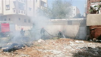 السيطرة على حريق بمنزل عشوائي في طوخ