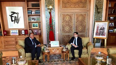 شكري: عازمون على تفعيل آليات التشاور السياسي واللجنة الاقتصادية مع المغرب