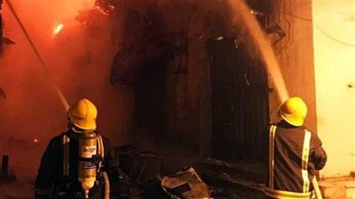 الحماية المدنية تسيطر على حريق داخل كلية التربية الرياضية بشارع فيصل