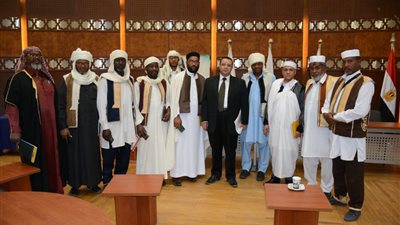 عميد أصول الدين لأئمة ليبيا: العقلية الأزهرية تتسم بالوسطية والشمولية | صور