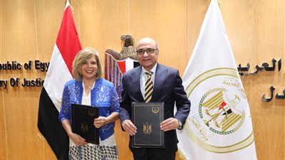 برتوكول تعاون بين وزارة العدل والمجلس القومي لحقوق الإنسان