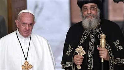 بمناسبة يوم الصداقة بين الكنيستين.. بابا الفاتيكان يوجه رسالة إلى البابا تواضروس الثاني 