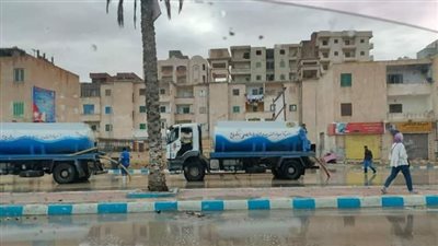 أمطار خفيفة على رأس غارب شمال محافظة البحر الأحمر