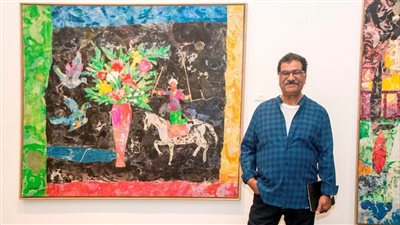 الفنان التشكيلي محمد عبلة: حصولي على وسام جوته شرف.. وأعمالي رسالتها نشر المحبة والتفاهم