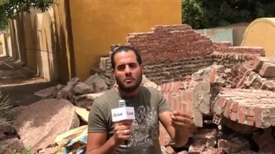 إزالة مقبرتين وترك رفات الموتى بالقليوبية.. والأهالي: خايفين على الجثث من التعالب وعايزن نحافظ على حُرمتهم