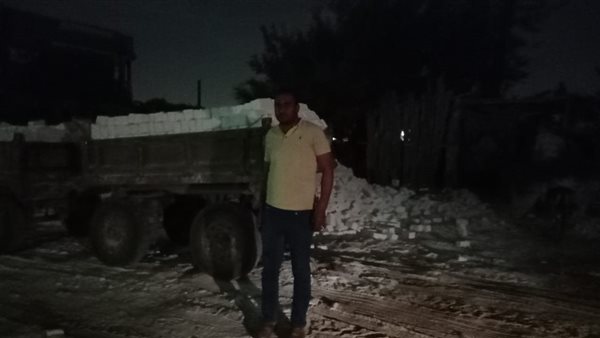 إزالة تعديات في الفيوم