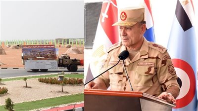 رئيس أركان حرب القوات المسلحة يتفقد مشروع استصلاح وزراعة الأراضي الصحراوية بـ توشكى