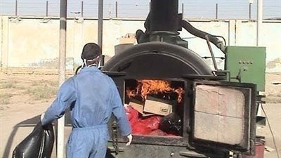 حرق 200 طن مخلفات طبية خطرة بمحارق محافظة البحيرة