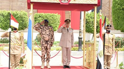 الفريق أول محمد زكي يلتقي وزير الدفاع الوطني بجمهورية تشاد
