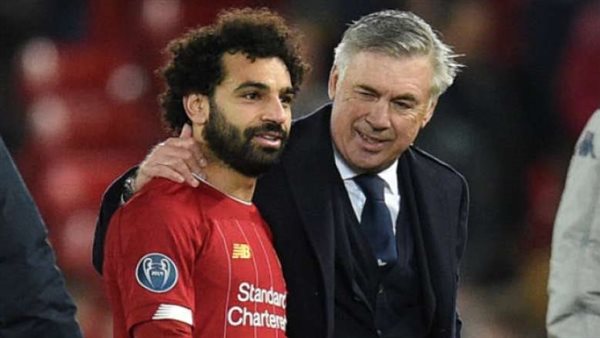 أنشيلوتي ومحمد صلاح