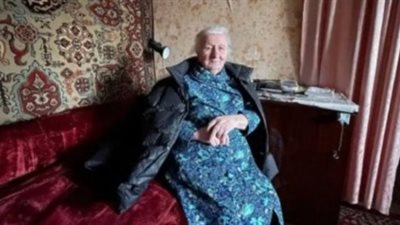 تبلغ 94 عامًا.. سيدة أوكرانية تحكى معانتها مع الغزو الروسي