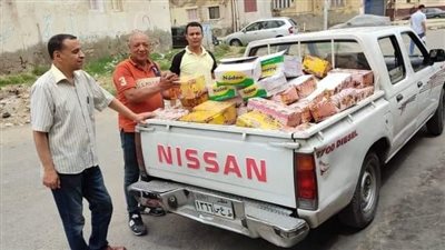 تموين القليوبية: ضبط كميات من المكرونة واللحوم مجهولة المصدر 