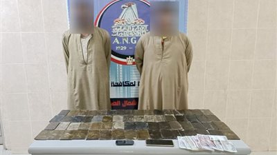 القبض على متهمين بحوزتهما 7 كيلو حشيش بالمنيا