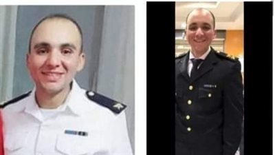 الضابط الشهم.. المئات ينتظرون خروج الجثمان استعدادًا لدفنه ببني سويف