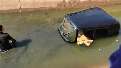 انقلاب توك توك في ترعة بالغربية.. وشهامة الأهالي تنقذ الركاب من الموت 