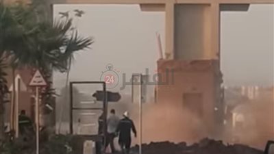 جهاز حدائق أكتوبر: السيطرة على حادث انفجار ماسورة غاز أمام كمبوند دار مصر 