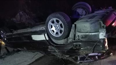 إصابة 6 أشخاص في حادث انقلاب سيارة بالبحيرة