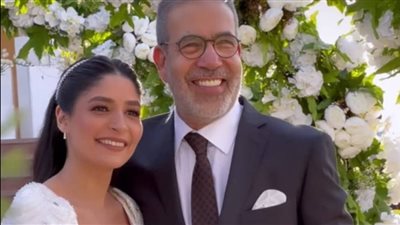 مدحت العدل يحتفل بعقد قران ابنته آية.. والدكتور علي جمعة مأذونًا| صور