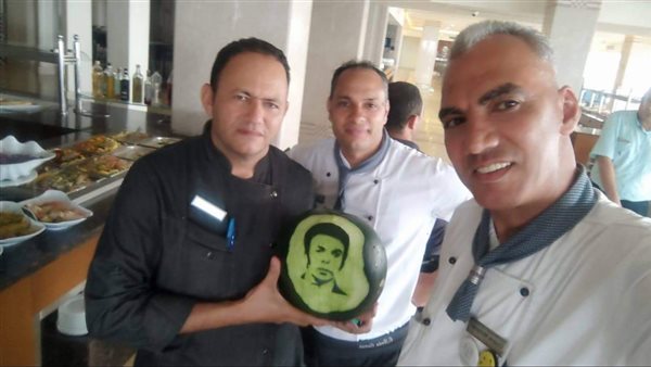 شيف ينحت صورة سمير