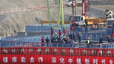 روساتوم تعلن عن صب الخرسانة لوحدة الطاقة الرابعة لمحطة الضبعة النووية   