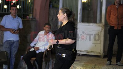 يسرا وصابرين ومشاهير الفن في عزاء سمير صبري | صور