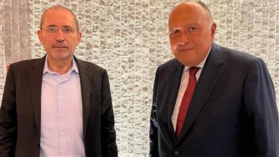 على هامش منتدى دافوس.. وزير الخارجية يبحث مع نظيره الأردني القضية الفلسطينية