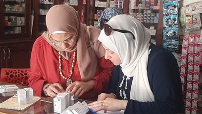 تحرير 3 محاضر مزاولة مهنة لصيدليات وضبط أدوية منتهية الصلاحية بالبحيرة