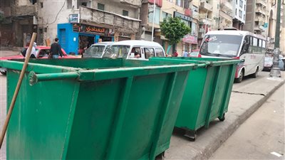 محافظ الإسكندرية يوجه بزيادة صناديق القمامة في المناطق المكتظة بالسكان