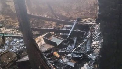 اندلاع حريق في شقة سكنية بعمارات المقاولون العرب بأسوان |صور