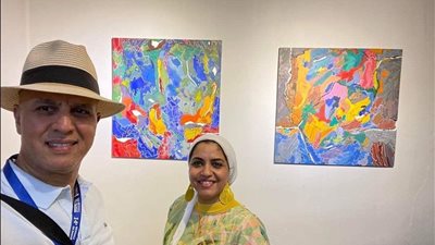 الفنانة التشكيلية شيرين البارودي تشارك في معرض بينالي داكار الدولي