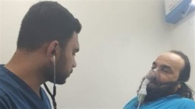 زوجة أبو الليف: يعاني من أزمة تنفسية وضعف عضلة القلب ومحجوز بالعناية