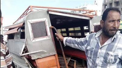 كانوا في طريقهم للامتحانات.. إصابة 10 طالبات بحادث بكفر الشيخ │ صور