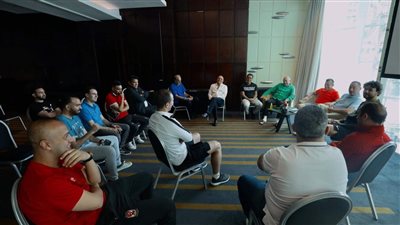 تفاصيل اجتماع الخطيب مع الطاقم الإداري لبعثة الأهلي قبل نهائي دوري أبطال إفريقيا