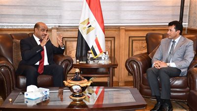 وزير الرياضة يبحث مع نظيره الليبي تعزيز التعاون المشترك