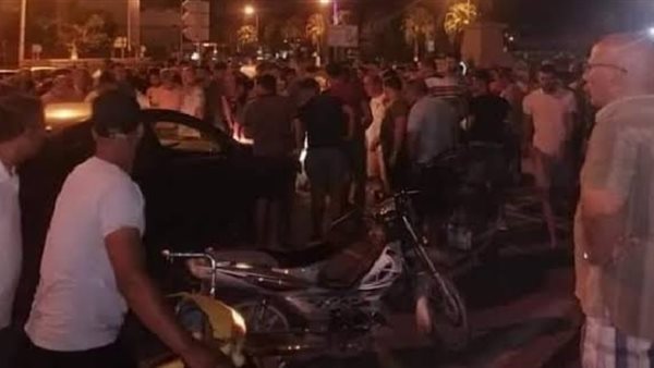 دراجة نارية تدهس