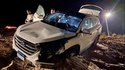 جميعهم من أسرة واحدة.. مصرع شخصين وإصابات خطيرة لـ3 أطفال في حادث سير ببني سويف