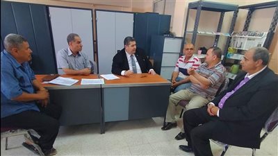 وكيل تعليم شمال سيناء يتابع مركز توزيع أسئلة امتحانات الدبلومات | صور