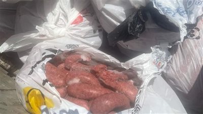 ضبط 3 أطنان دواجن و85 كيلو سجق مجهولة المصدر بالإسماعيلية