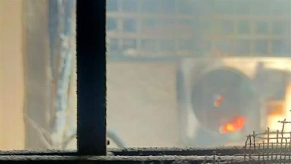 جانب من الحريق