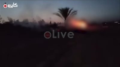 تفاصيل توقف حركة قطارات منوف بعد اندلاع حريق على شريط السكة الحديد | فيديو