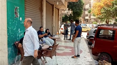 إزالة إشغالات المقاهي بالعجوزة في الجيزة واتخاذ الإجراءات القانونية ضد المخالفين