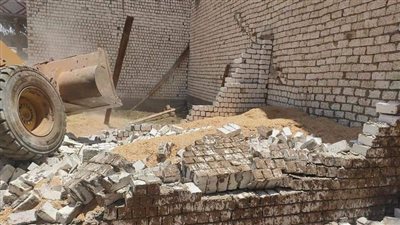 إزالة 9 حالات تعدٍ على الأراضي الزراعية وأملاك الدولة بـ 3 مراكز بالمنيا
