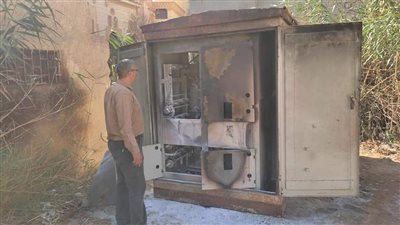 السيطرة على حريق محول كهربائي في سنترال بالمنوفية | صور