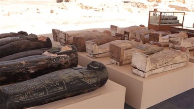 يضم 250 تابوتا.. البعثة المصرية تعلن كشف أثري كبير بـ سقارة | فيديو 