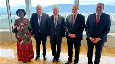 سعفان يبحث مع مدير منظمة العمل الدولية سبل تحسين ظروف العمل وتقديم الدعم الفني والمادي 