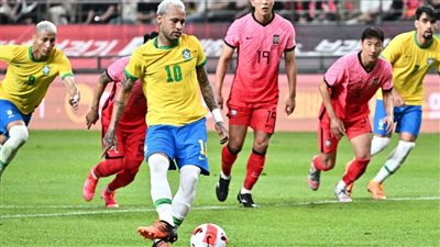 نيمار يقود البرازيل للفوز بخماسية على كوريا الجنوبية وديًا