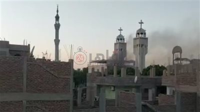 كاهن الكنيسة مار يوحنا بالأقصر: الحريق التهم الأجهزة الكهربائية والمفروشات ولا توجد شبهة جنائية 