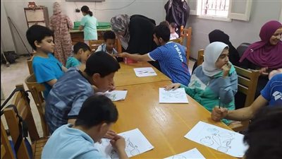 ورشة فنية وأنشطة ترفيهية لأطفال «قادرون باختلاف» لرسم الفرحة على وجوههم بكفر الشيخ