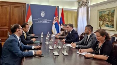 وزير الخارجية الصربي يؤكد على إمكانية تعزيز التعاون الثنائي مع مصر لمواجهة التحديات |صور