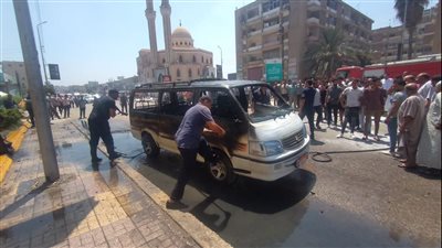 مصرع سيدتين إثر احتراق سيارة في طوخ بالقليوبية